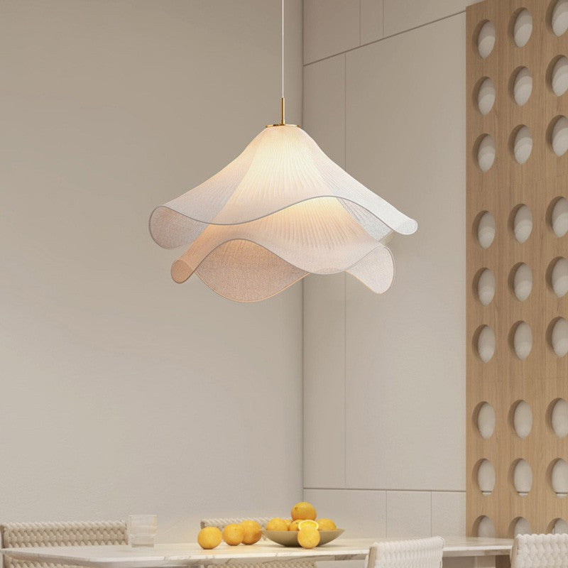 Elayne – Nordische Stoffleuchte im Cream-Design