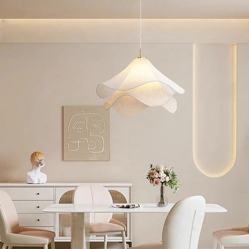 Elayne – Nordische Stoffleuchte im Cream-Design
