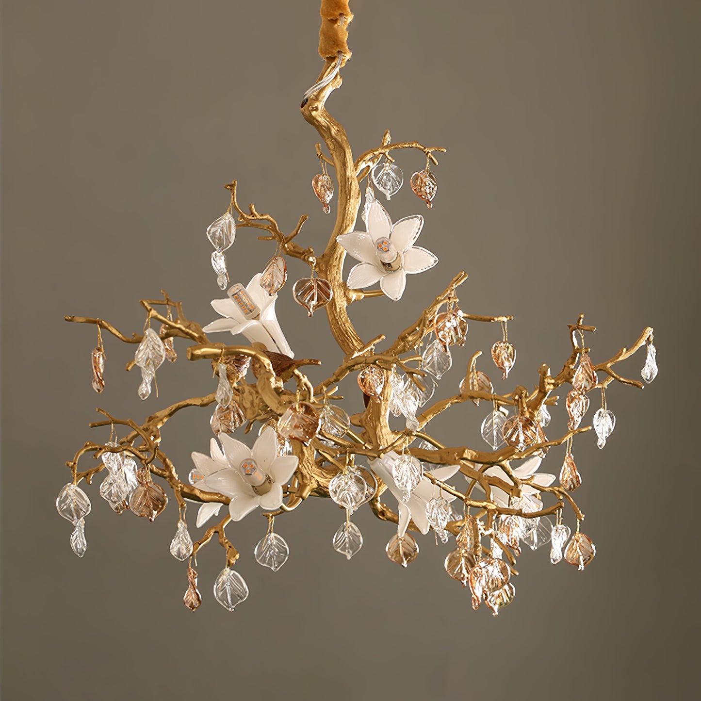 Fiori – Leuchter aus Glas und Kupfer