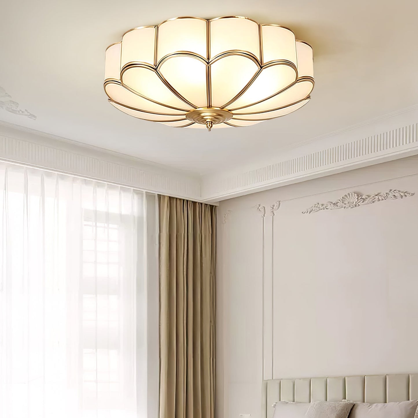 Clara – Einfache Kupfer-Deckenlampe