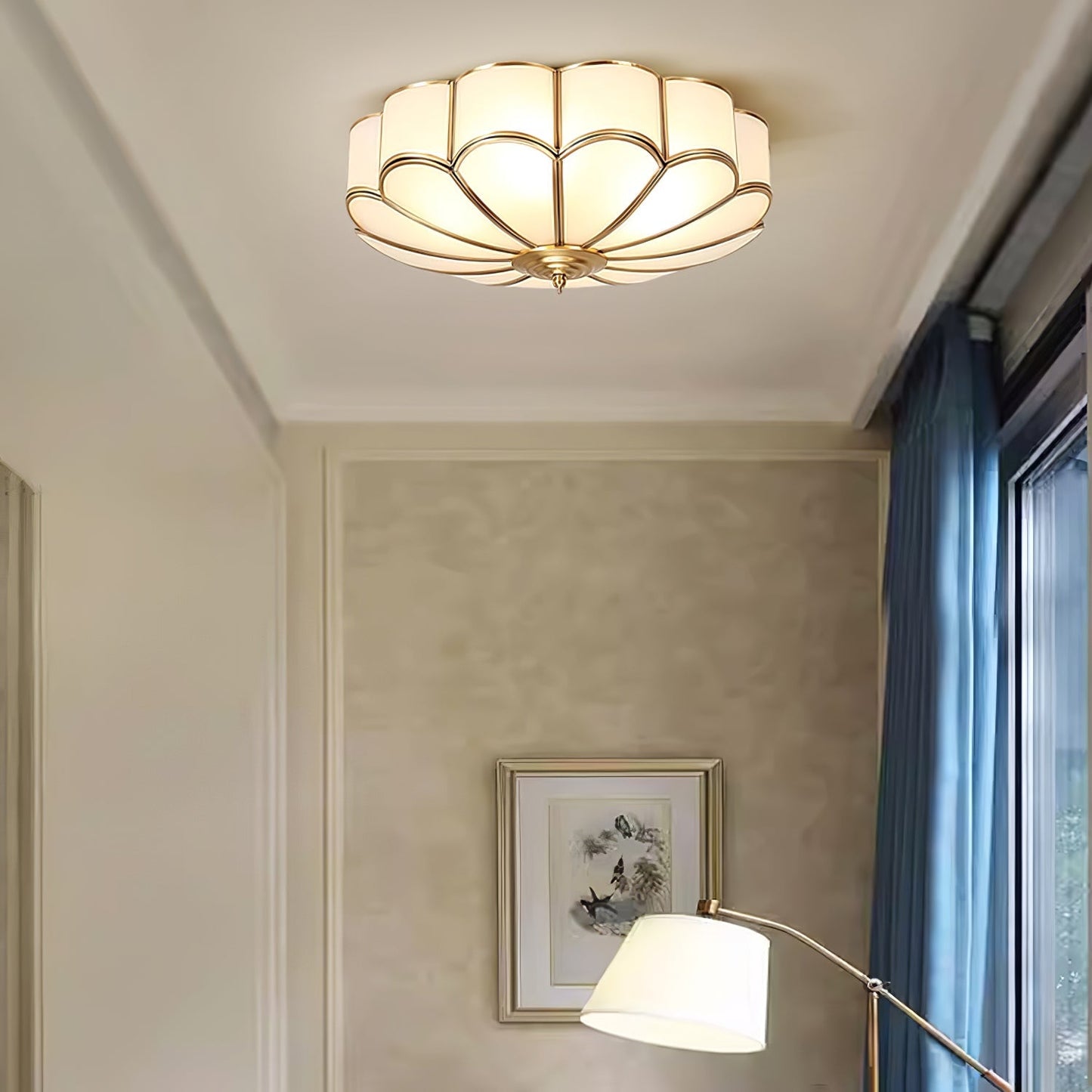Clara – Einfache Kupfer-Deckenlampe