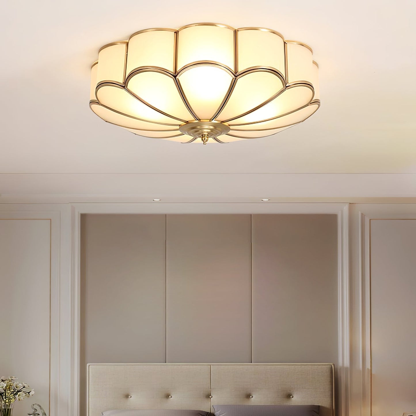 Clara – Einfache Kupfer-Deckenlampe