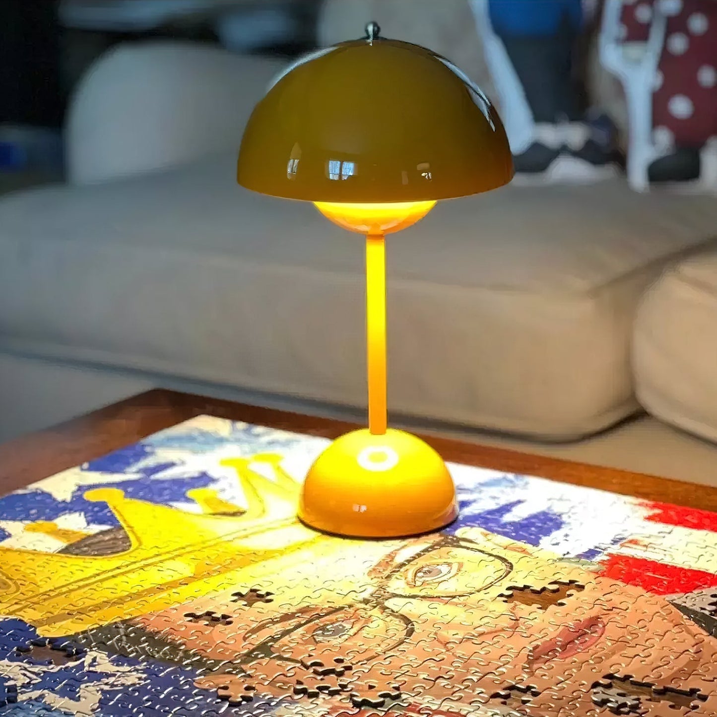 Sandy – Tragbare Blumentopf-Tischlampe