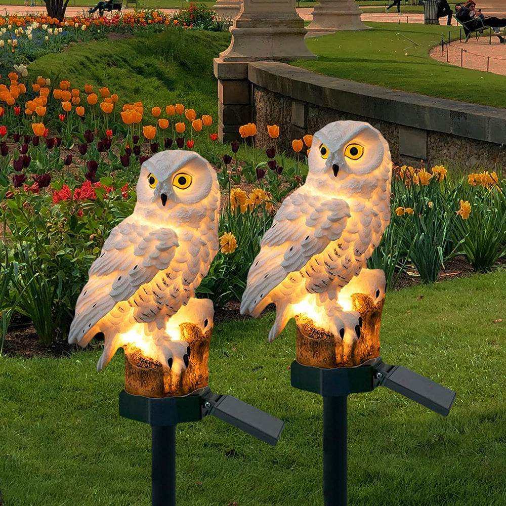 Lumo – Solarbetriebene Eulenlampe für Garten & Terrasse
