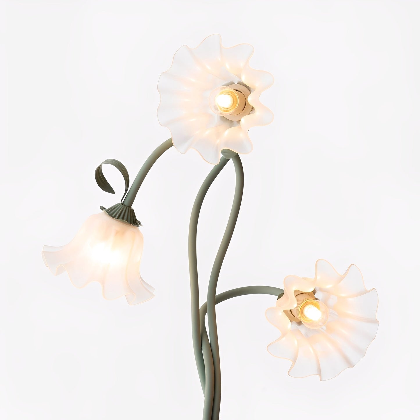 Sara – Cremeweiße Stehlampe