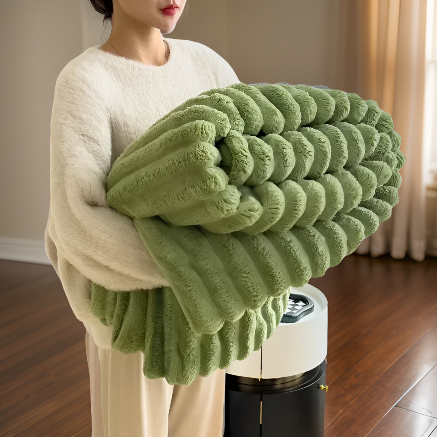 Zyra – Kuschelige Fleecedecke für Sofa & entspannte Momente