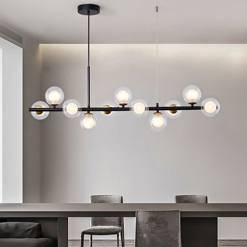 GoldLine – Eleganter Esstisch-Kronleuchter mit Designer-Flair