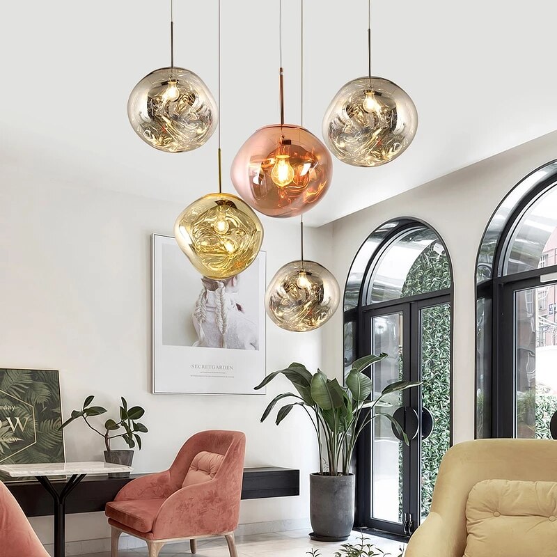 Moderne Glas-Pendelleuchten für Küchen
