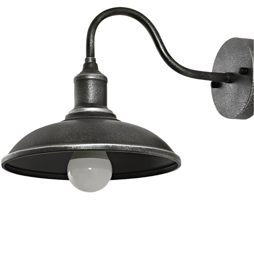 Lean – Retro Eisen Wandlampe