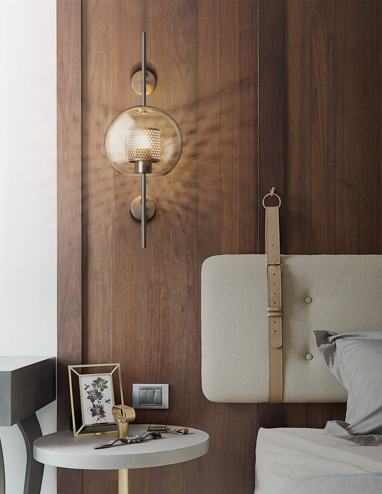 Thatcher - Moderner Wandleuchter mit Wabenstruktur-Lichtdesign