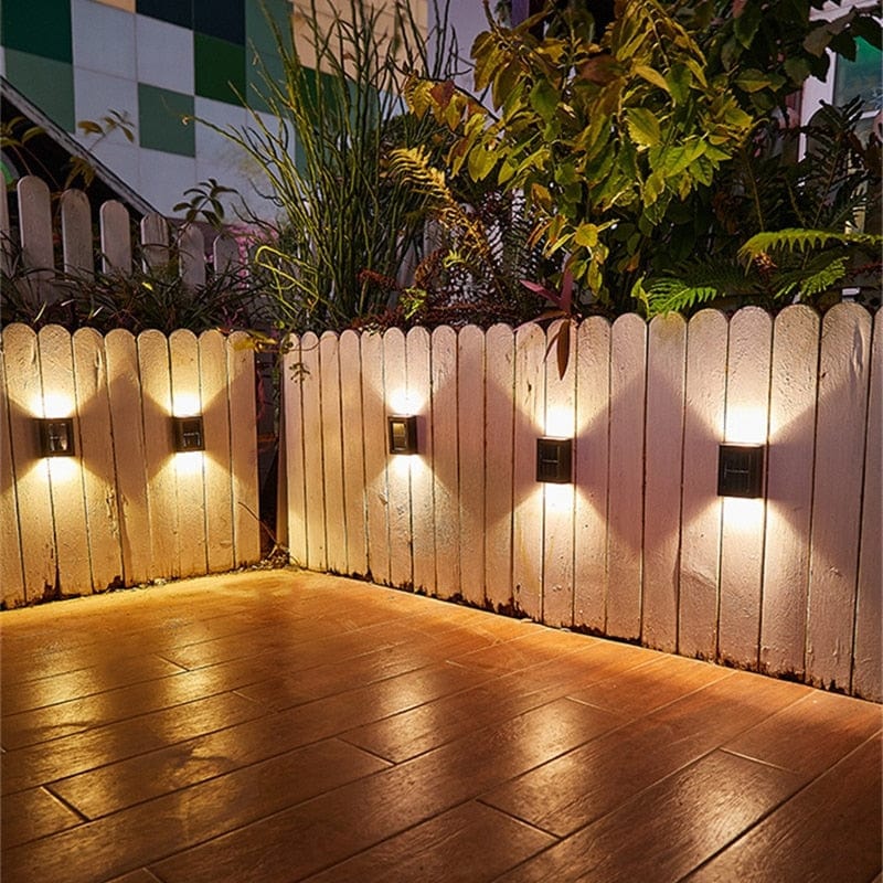 Nordic Glow - Solarbetriebene Terrassen-Wandleuchte