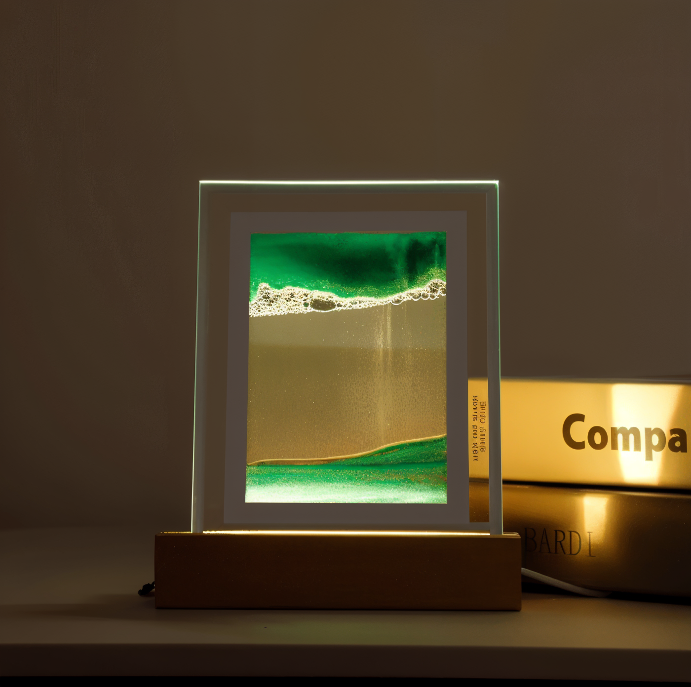 SandVista Lampe – 3D Treibsandrahmen
