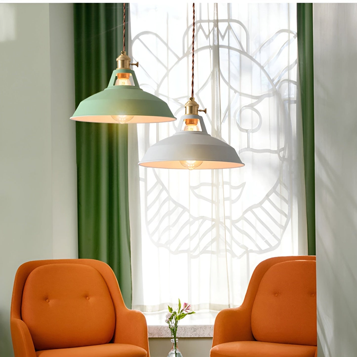 ColorLoft Pendelleuchte – Industrie-Stil mit Macaron-Farben