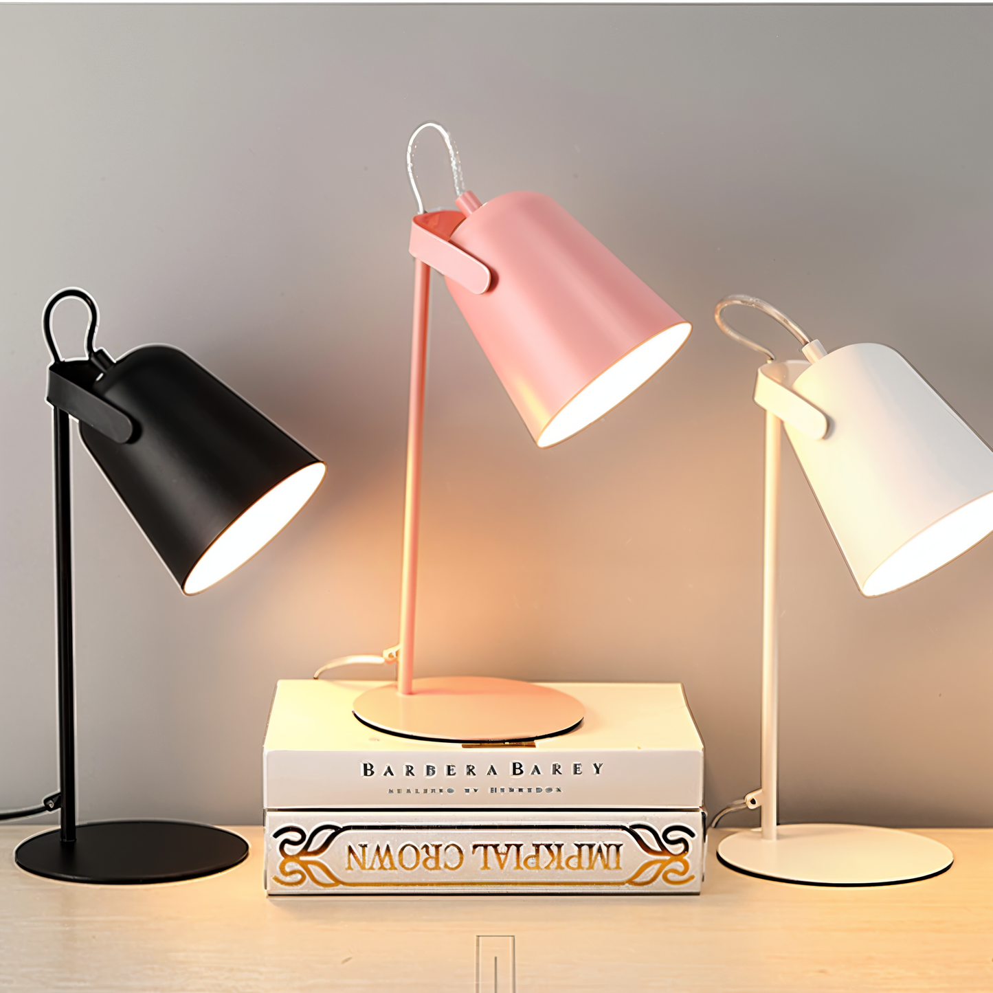Macaron Pastellfarbene Tischlampe