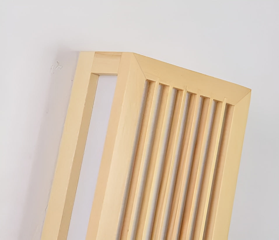 JapandiGlow – Wandlampe aus Holz & Acryl im modernen Japandi-Stil