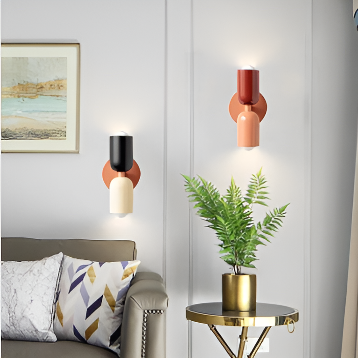 Doppelseitige französische Wandlampe