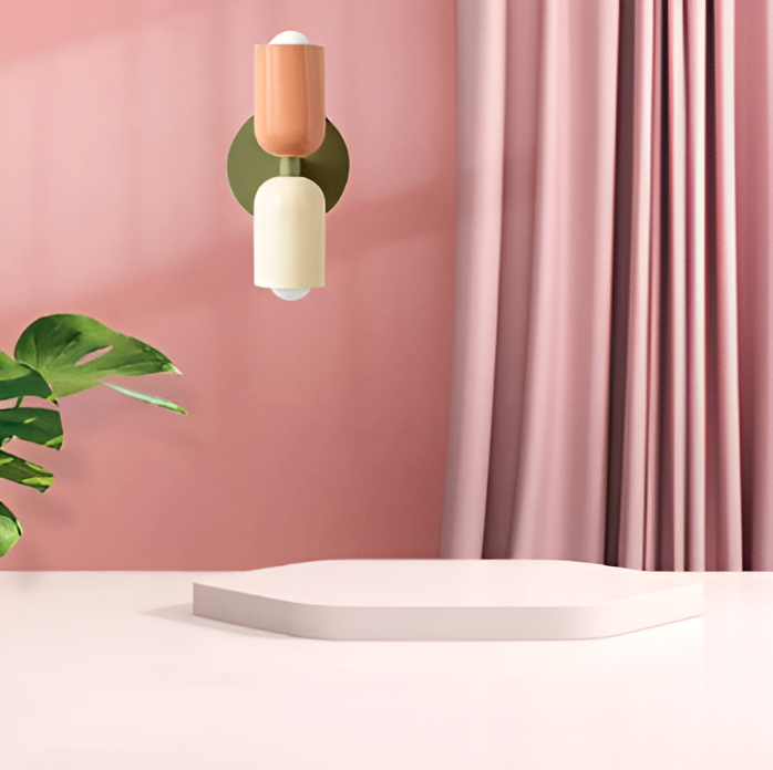 Doppelseitige französische Wandlampe