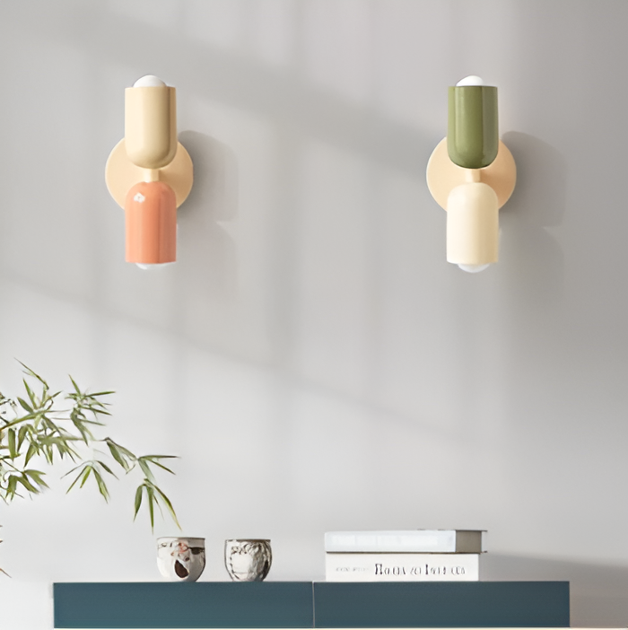 Doppelseitige französische Wandlampe