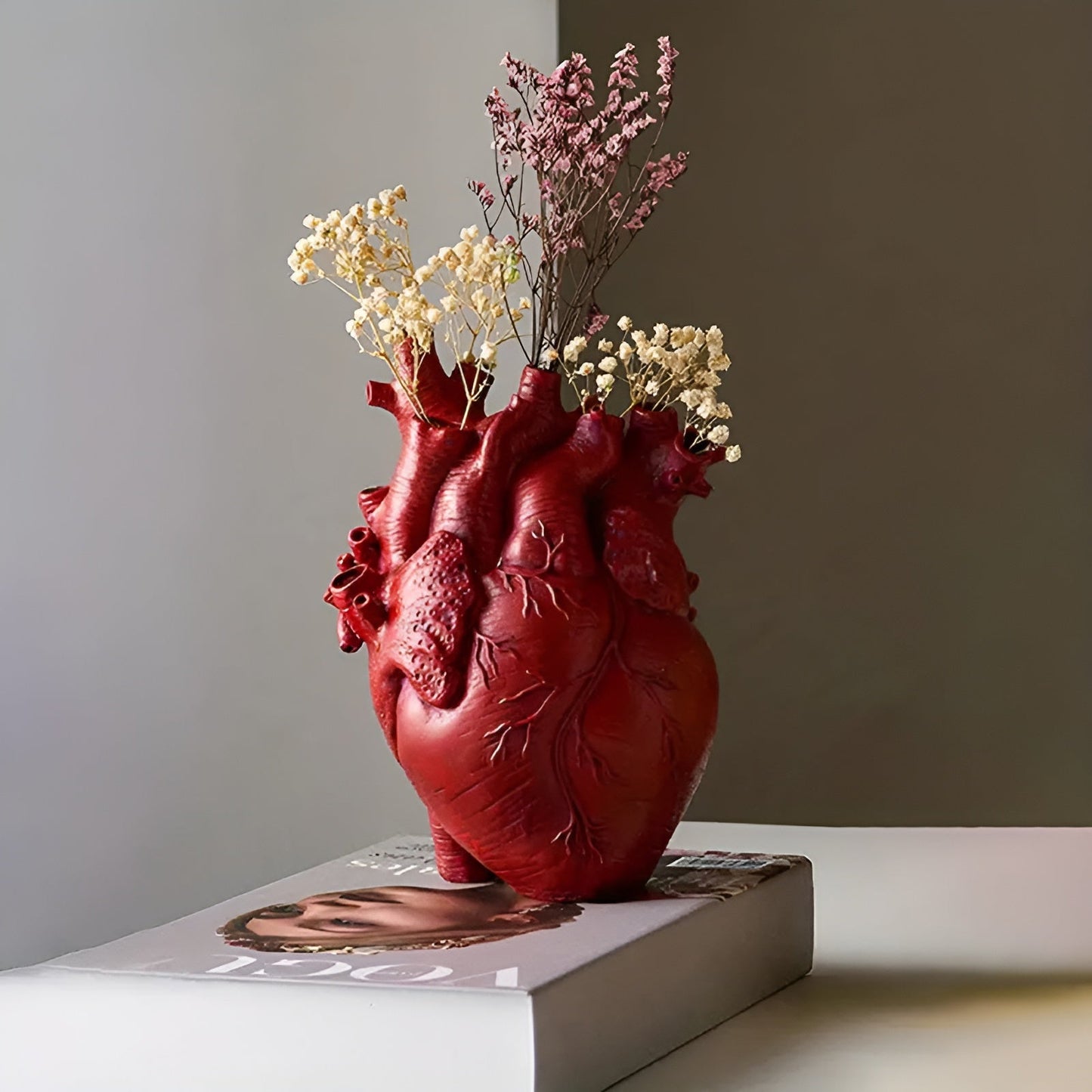 HeartRoot – Handgefertigte Herzvase aus natürlichem Bambus und Holz