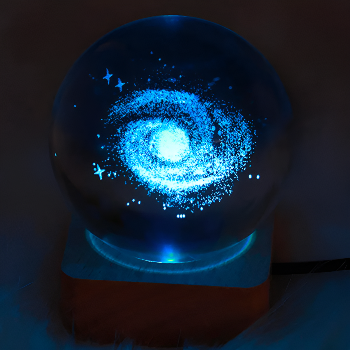 Galaxy Spark - Leuchtendes Kugel-Nachtlicht