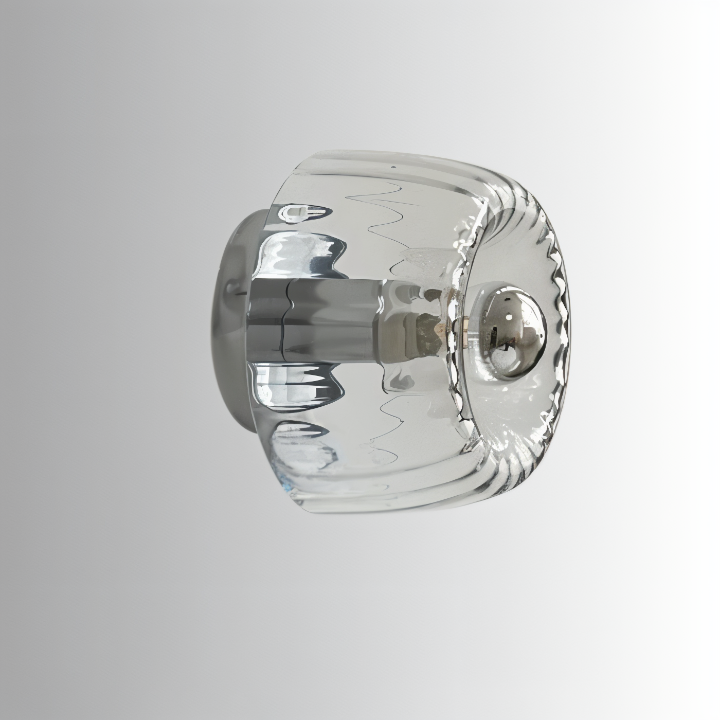 BauRib Glasleuchte – Gerippte Wandlampe im Bauhaus-Chic