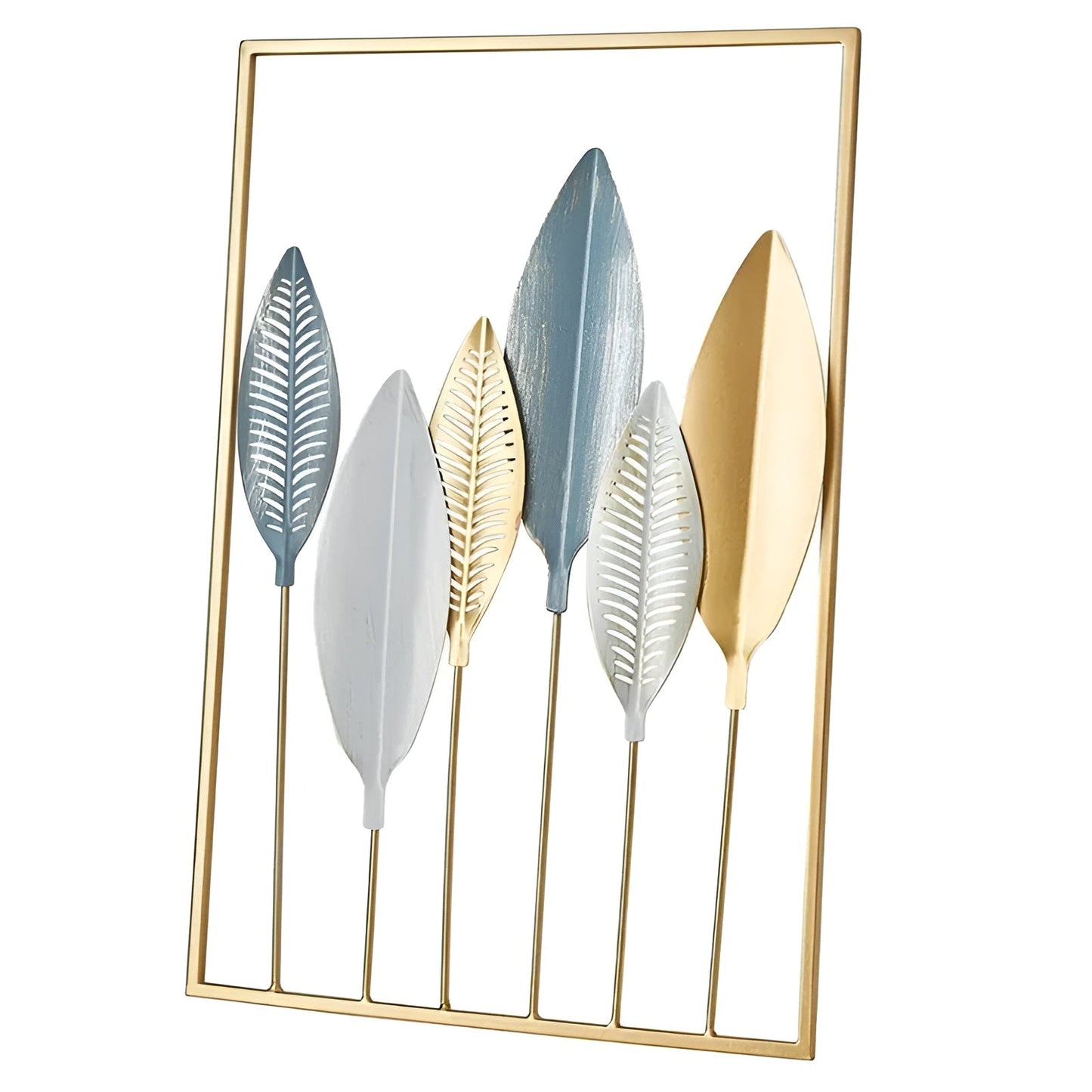 LeafAura – Metallwand-Deko im Blattdesign für moderne Räume