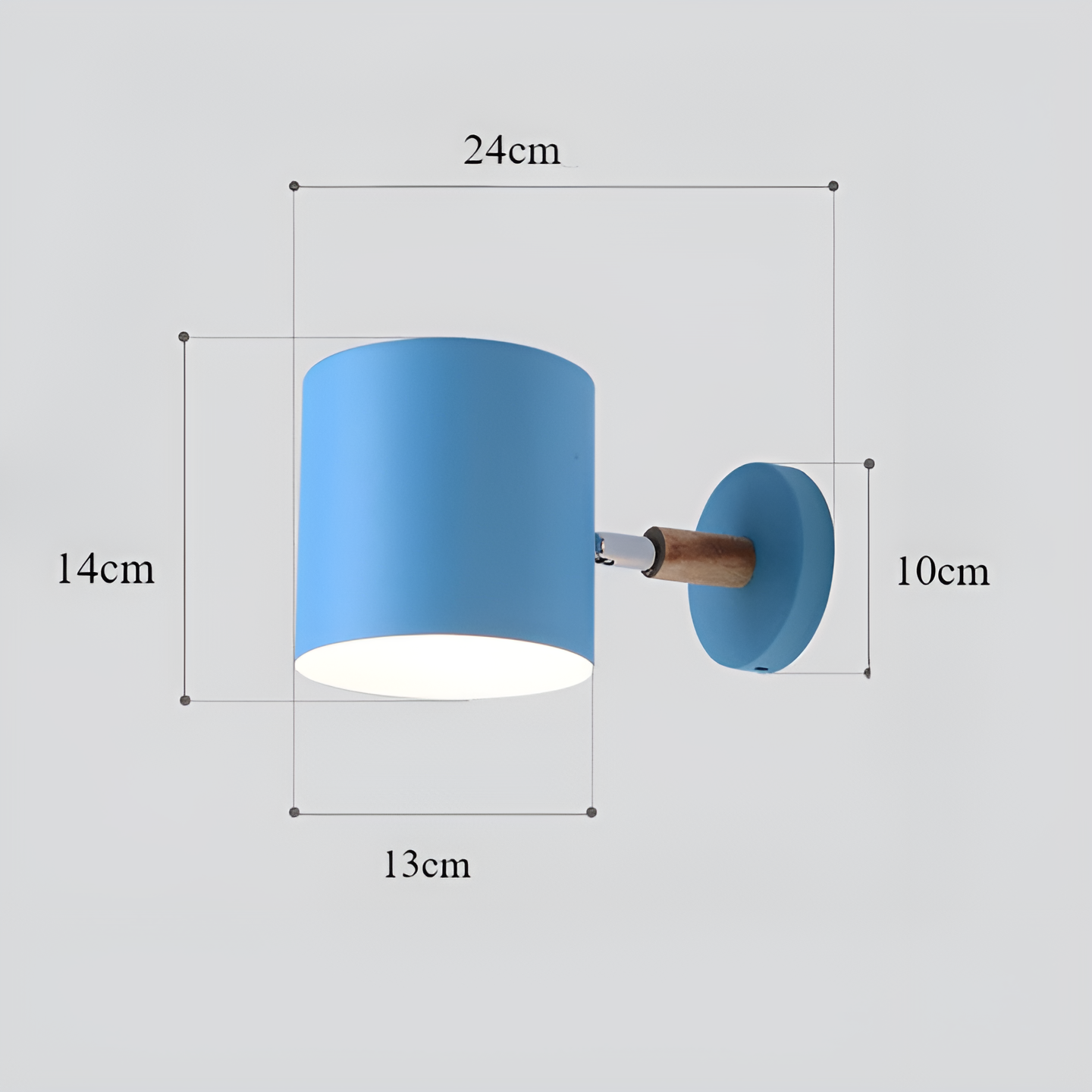 CandyHue Wandlampe – Bunte Pastellfarbe