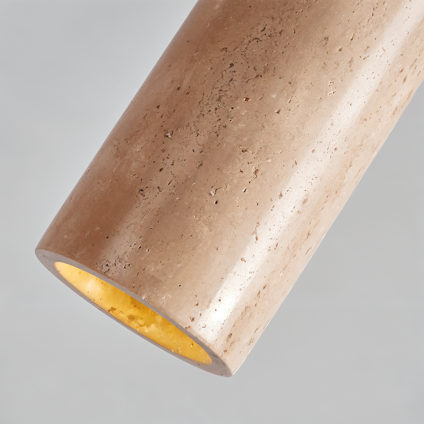 MarbleRay – Zylinder-Deckenleuchte aus Marmor mit edler Röhrenform