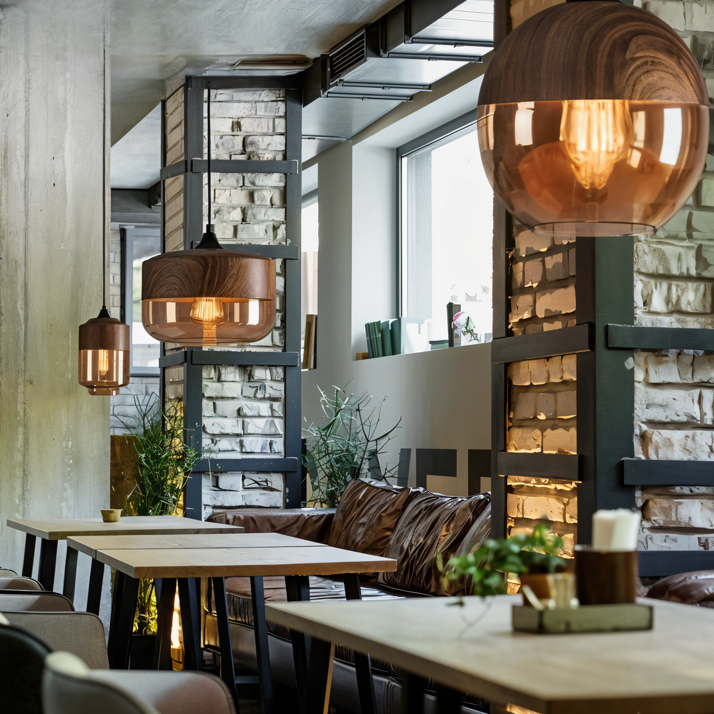 LoftRay – Retro Glas-Hängeleuchte im nordischen Loft-Stil