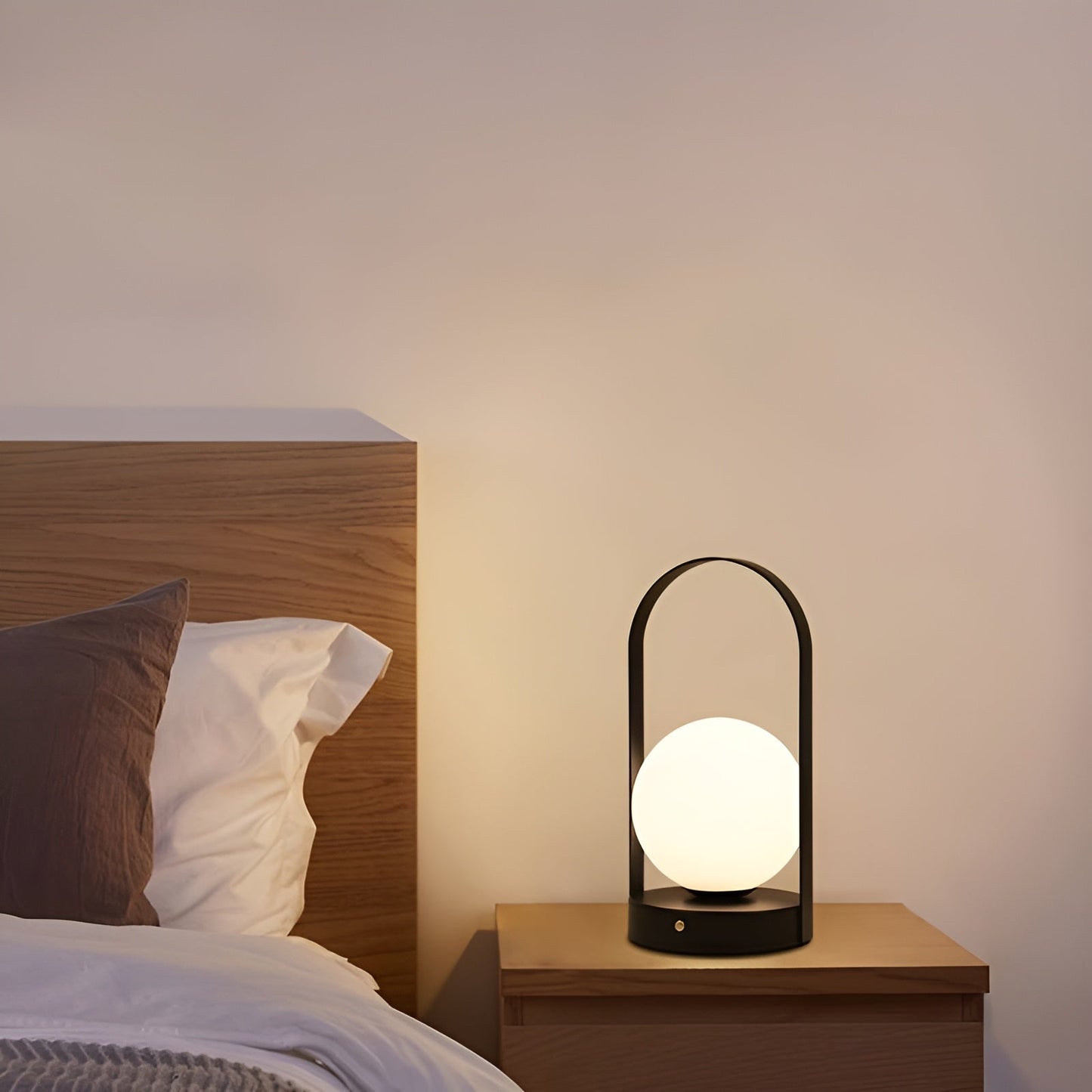 LumiSphere LED Lampe – Kabellos & Wiederaufladbar