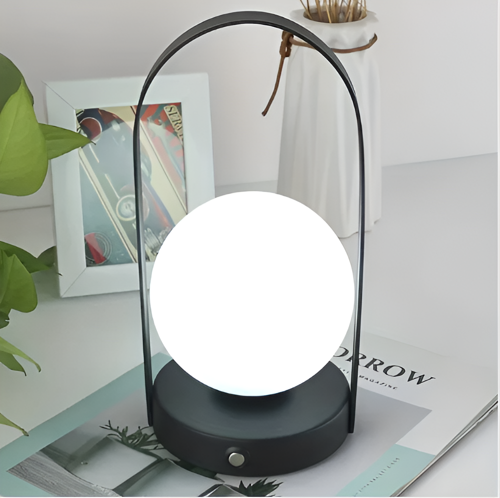 LumiSphere LED Lampe – Kabellos & Wiederaufladbar