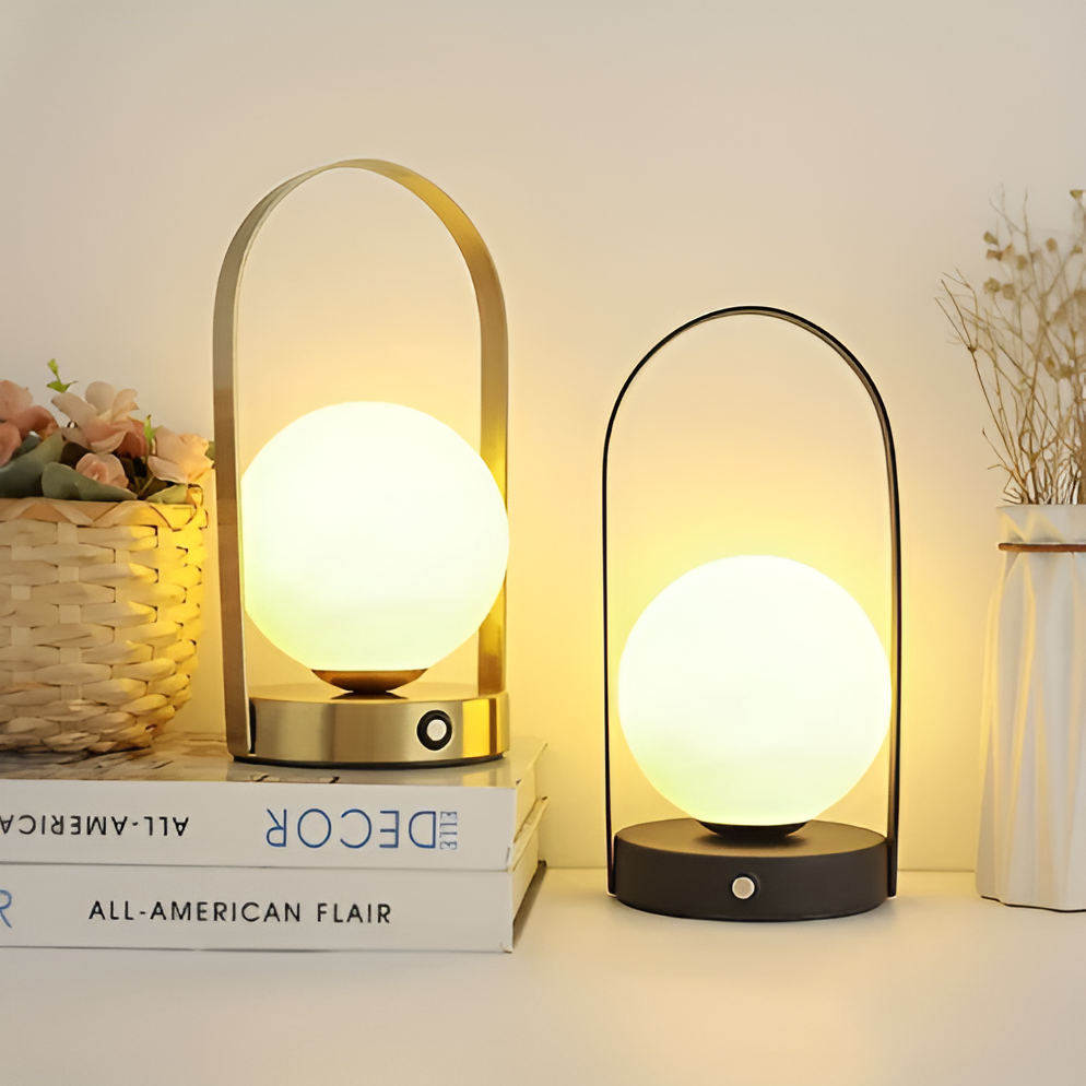 LumiSphere LED Lampe – Kabellos & Wiederaufladbar