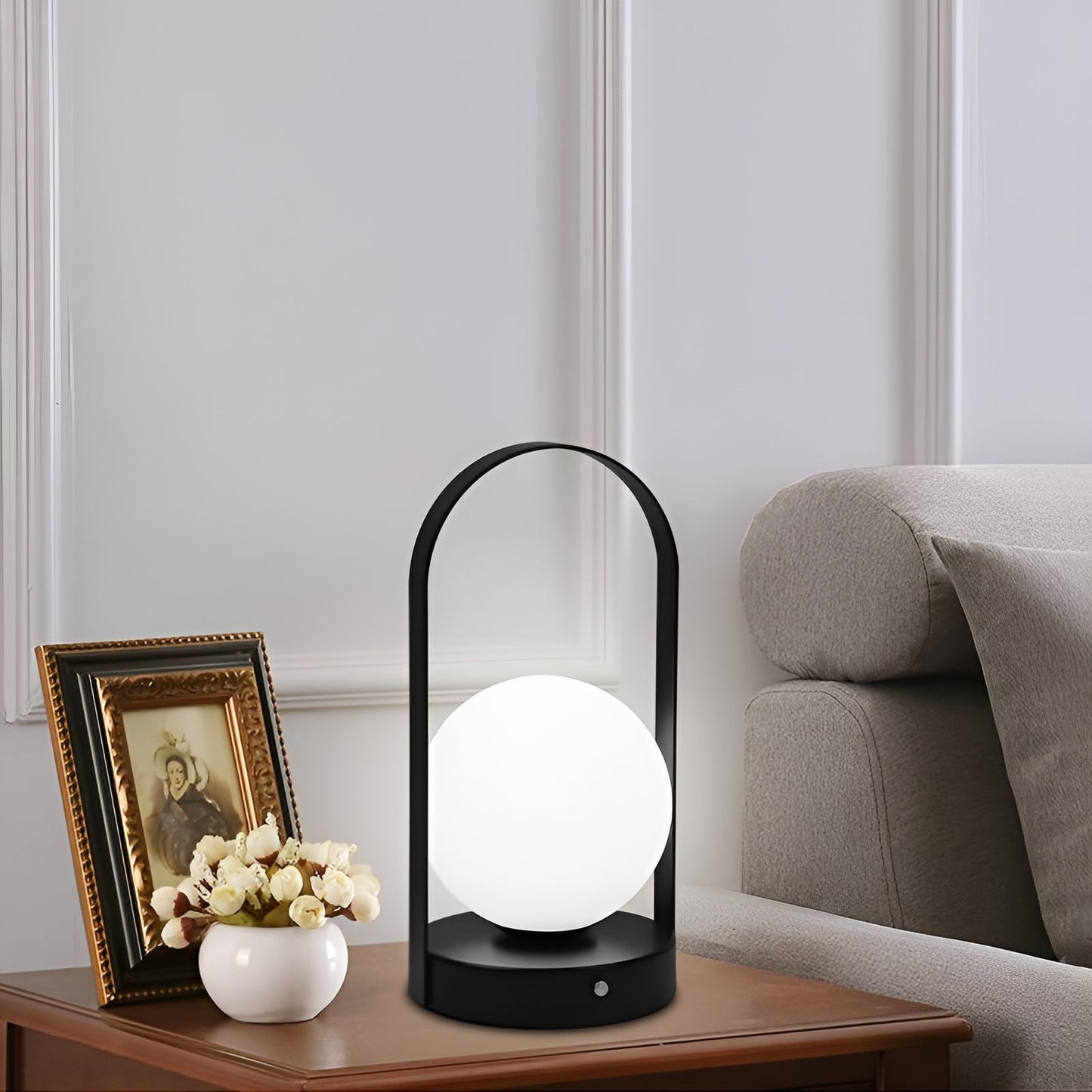 LumiSphere LED Lampe – Kabellos & Wiederaufladbar