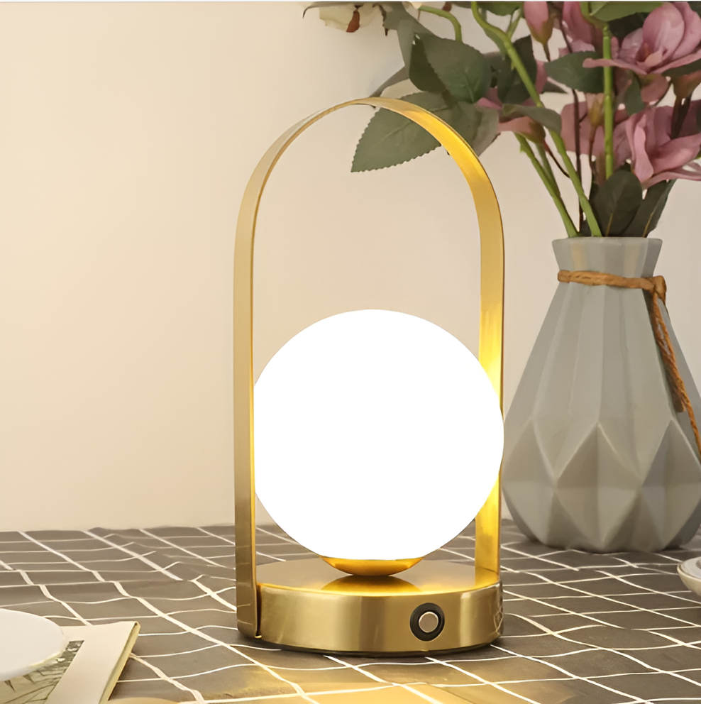 LumiSphere LED Lampe – Kabellos & Wiederaufladbar