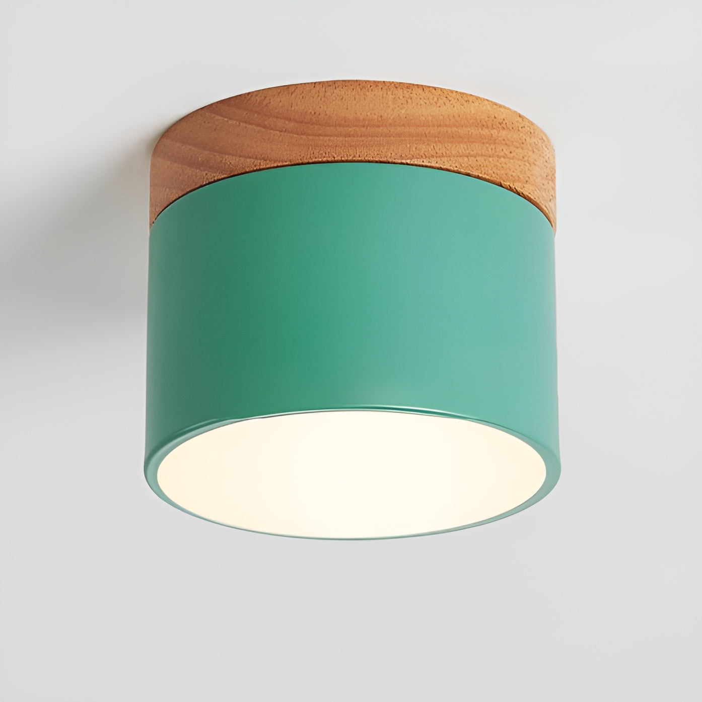 Pastel Shine - Macaron Holzmaserung Lampe