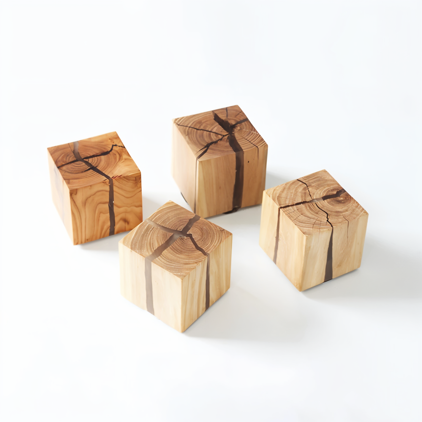CrackleWood Artlight – Handgemachte Wandleuchte mit Holzriss-Struktur