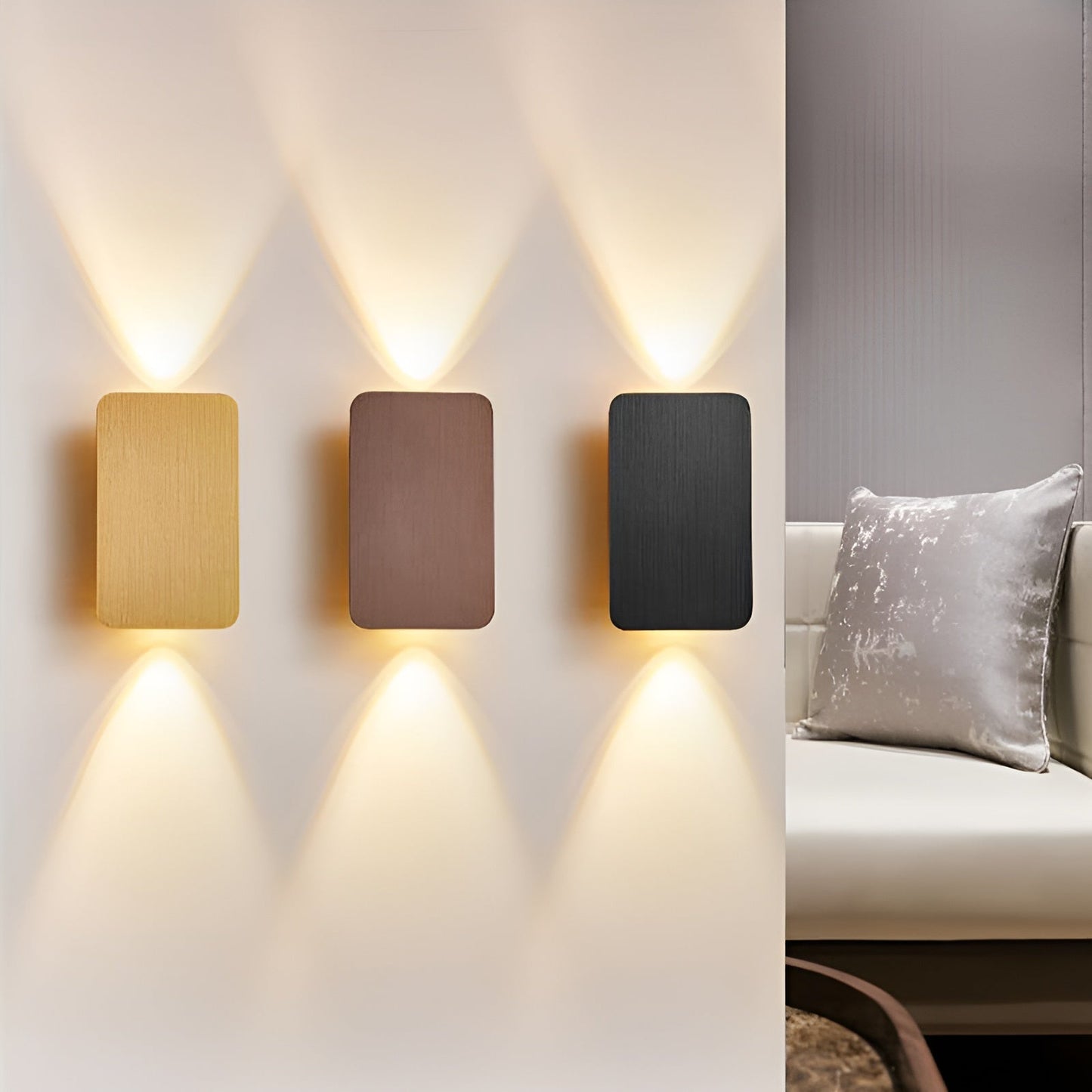 SlimBeam LED-Wandleuchte – Kompakte Rechteckform