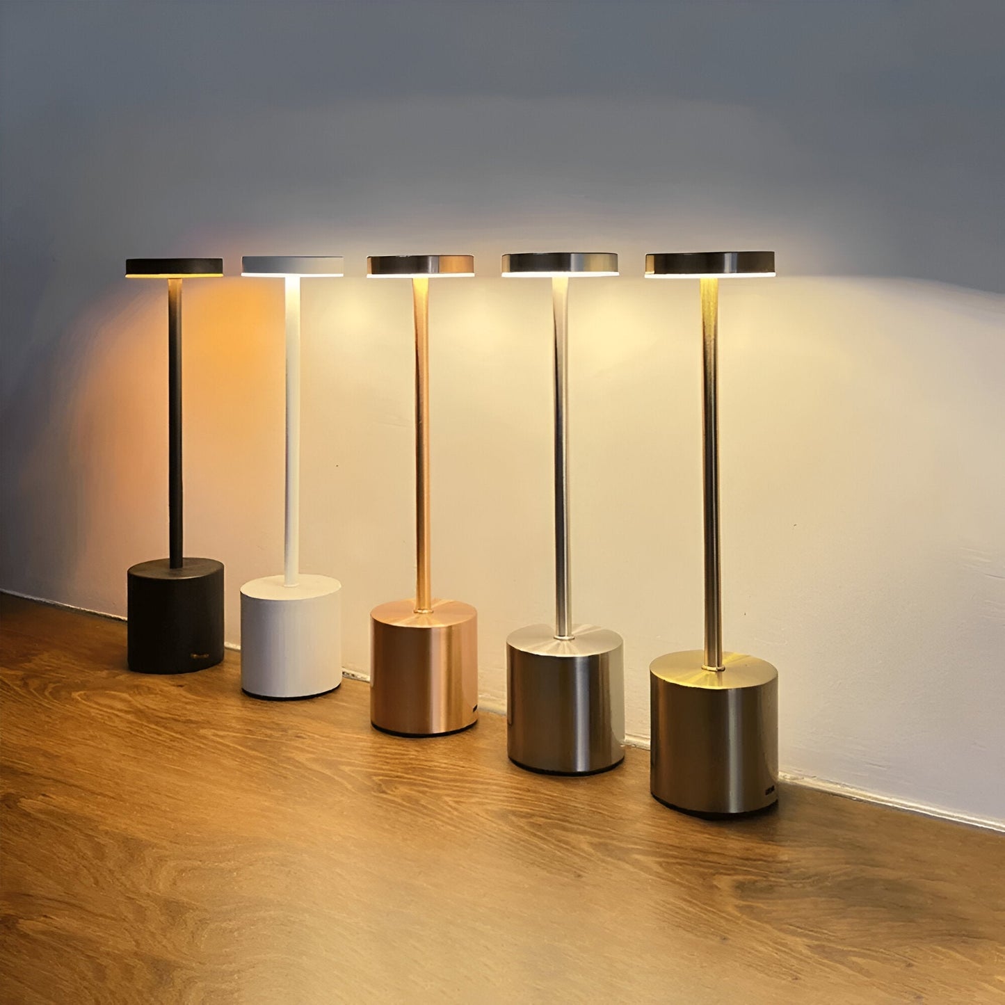 Velumo – LED-Lampe im Retro-Look mit kabellosem Ladegerät