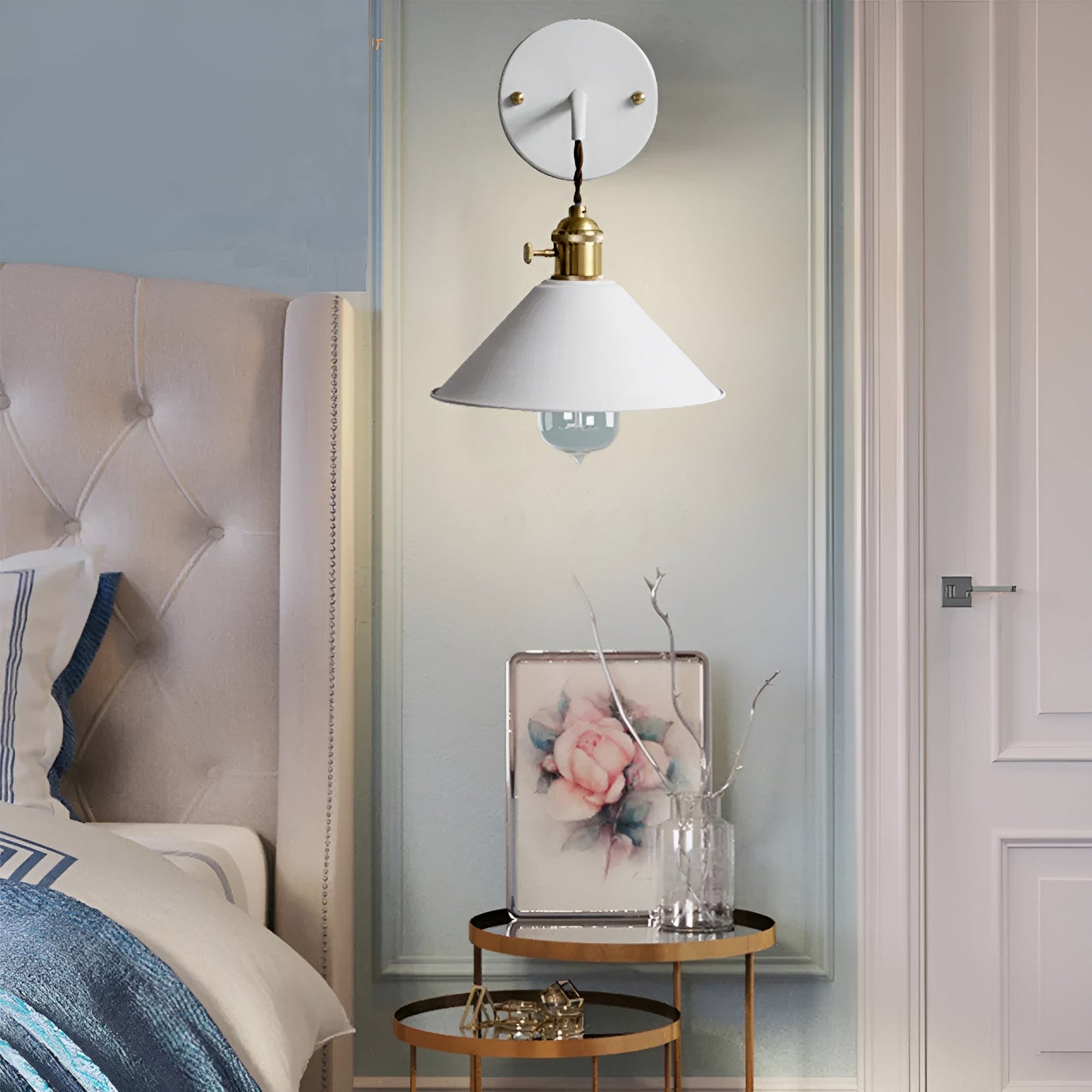 VintageCone Wandlampe – Metalllampe im Retro-Stil