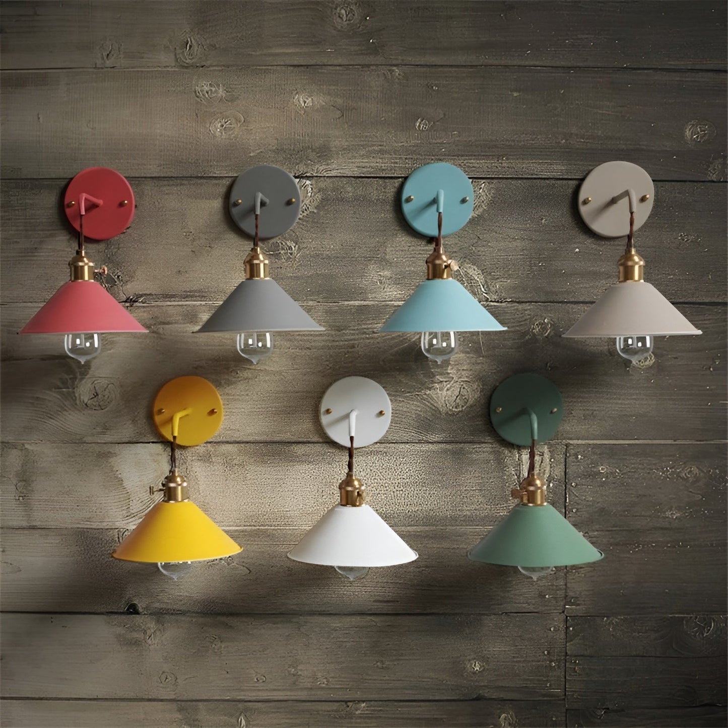 VintageCone Wandlampe – Metalllampe im Retro-Stil