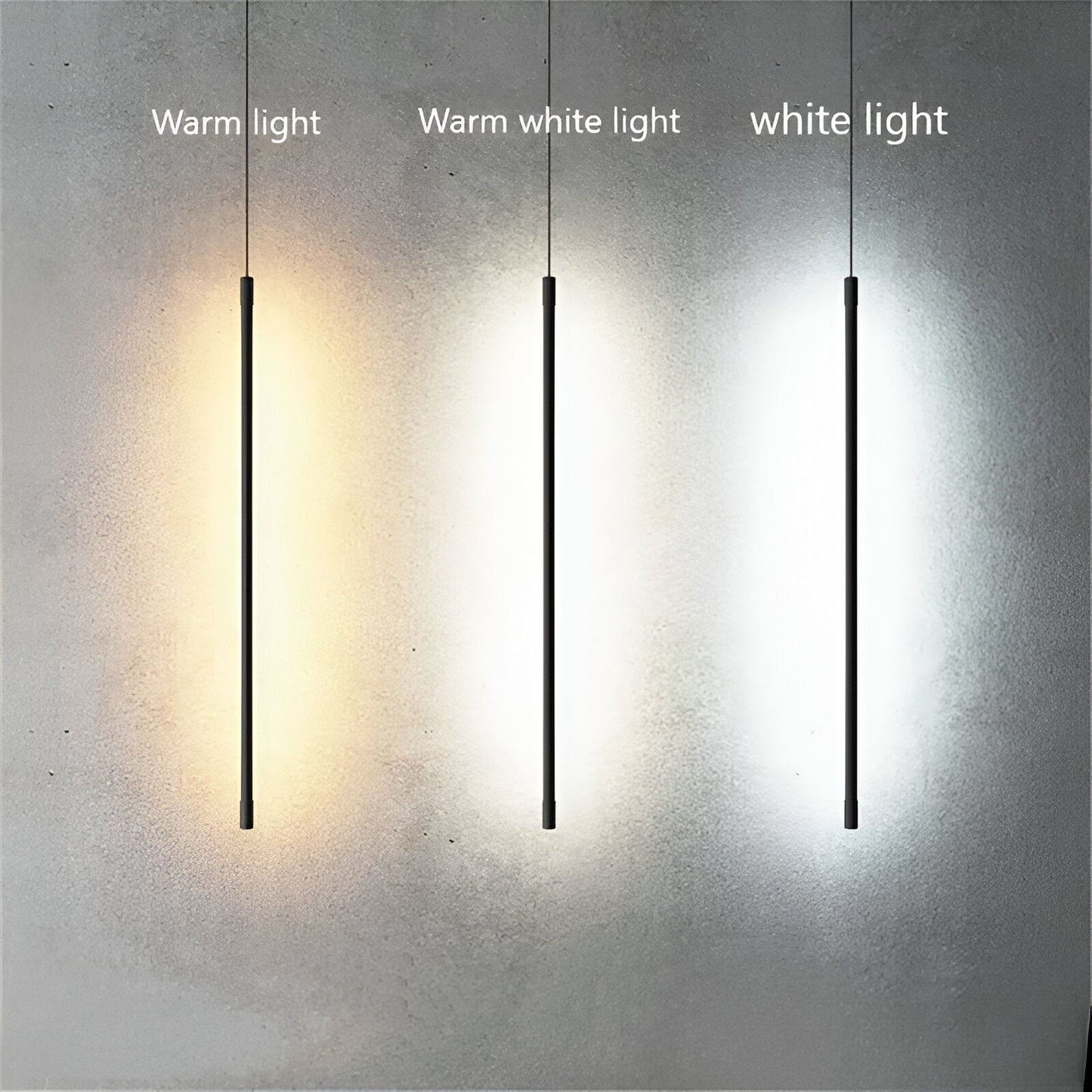 LineGlow – Minimalistische Schwarze LED-Pendelleuchte im Designerlook