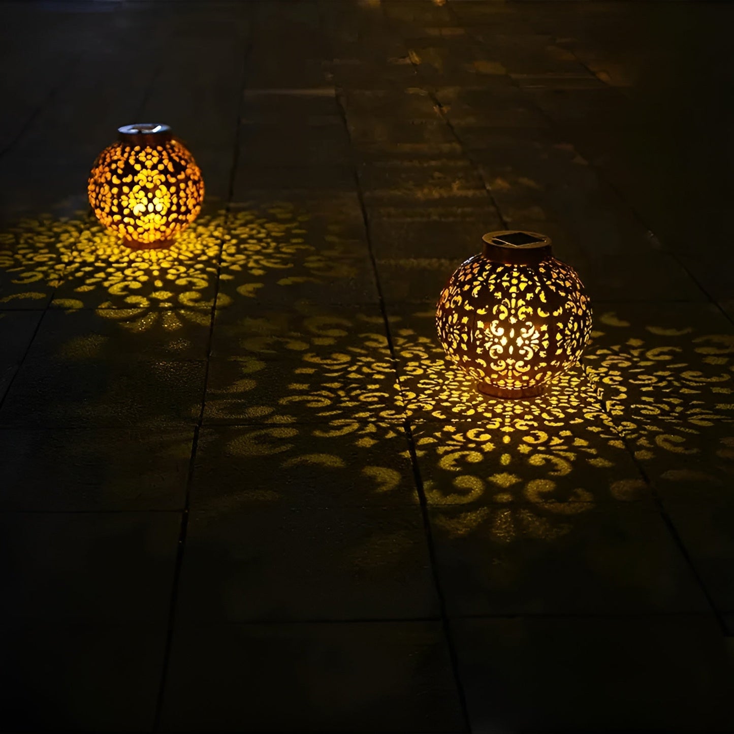 SolarCove – Wetterfeste Vintage-Solar-Außenlampe mit warmem Licht