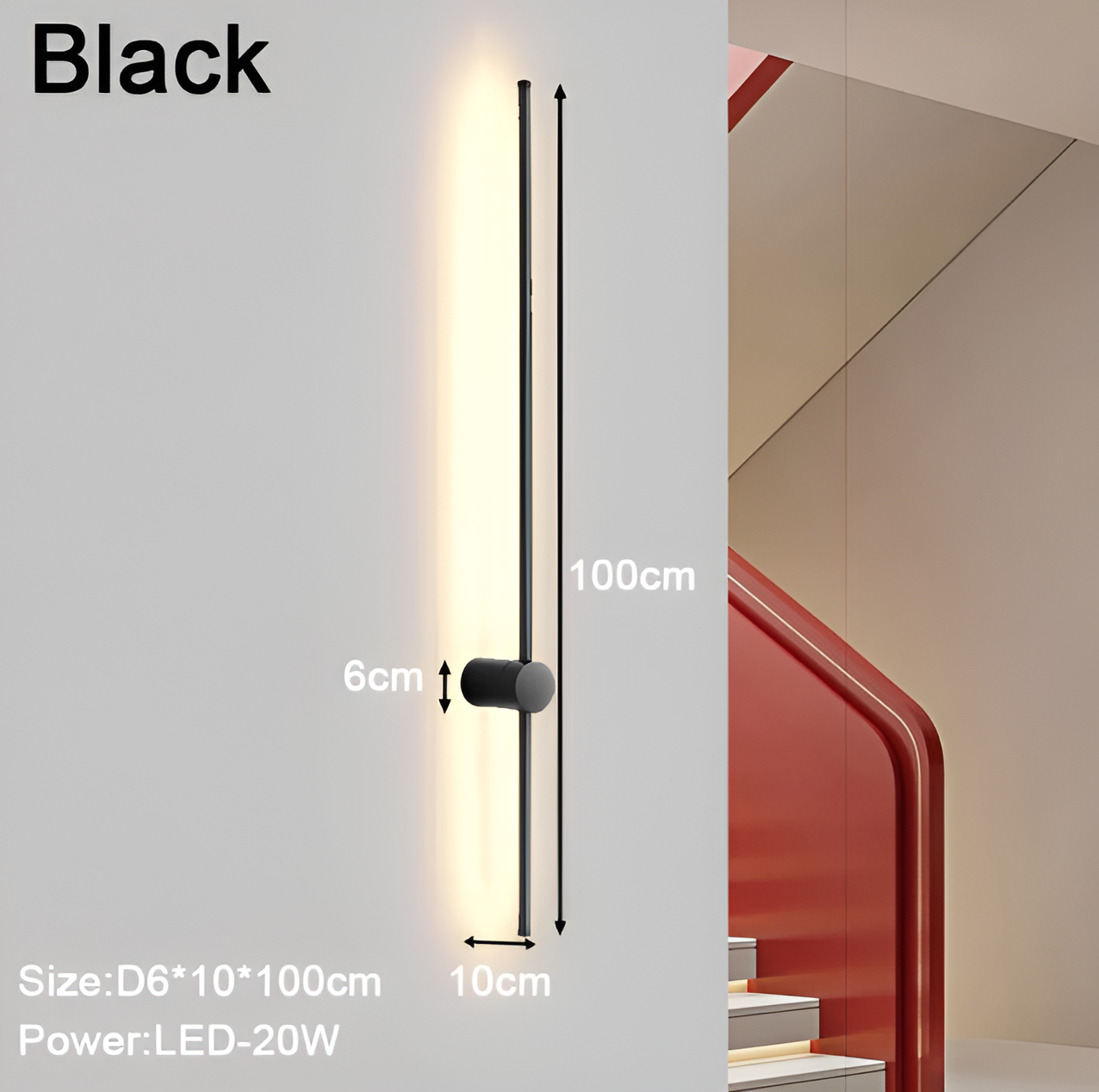 NordLine – Skandinavische Lineare LED-Wandleuchte mit klarer Form