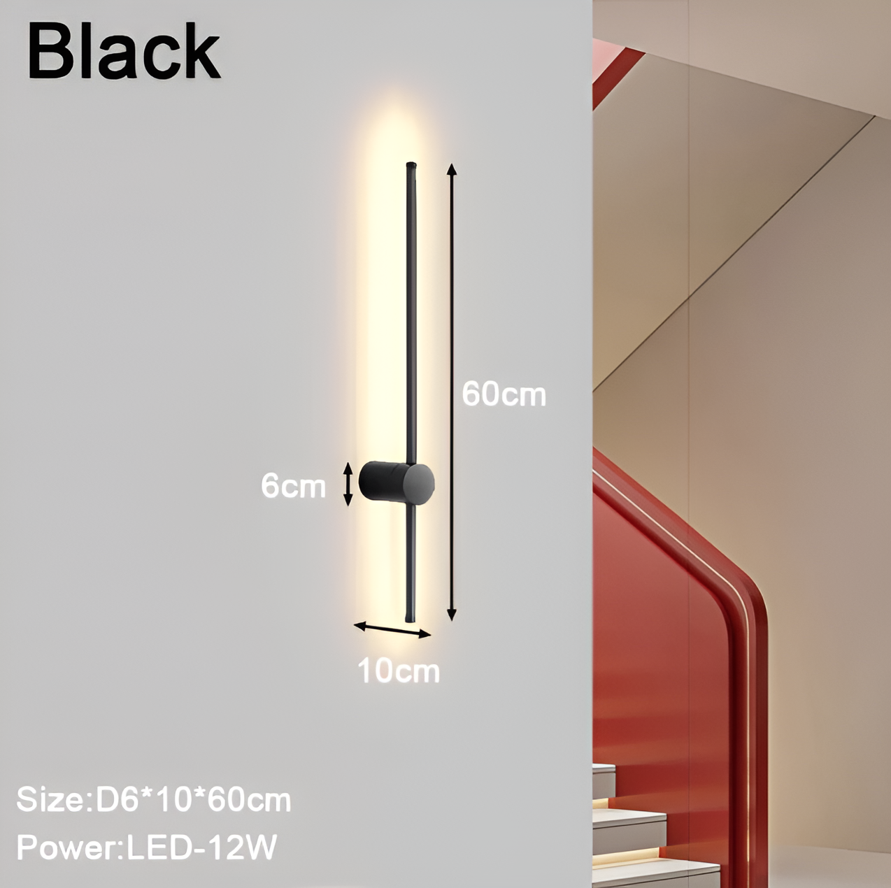 NordLine – Skandinavische Lineare LED-Wandleuchte mit klarer Form