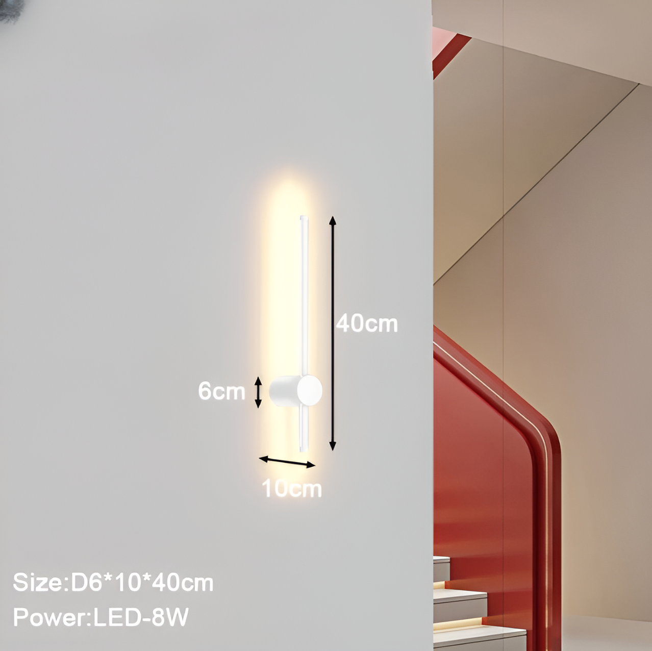 NordLine – Skandinavische Lineare LED-Wandleuchte mit klarer Form