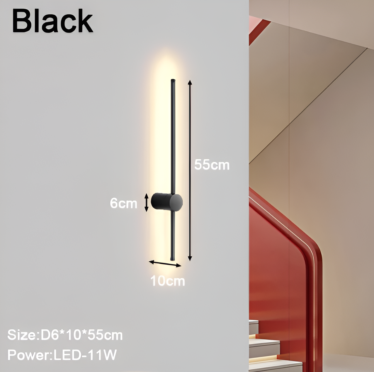 NordLine – Skandinavische Lineare LED-Wandleuchte mit klarer Form