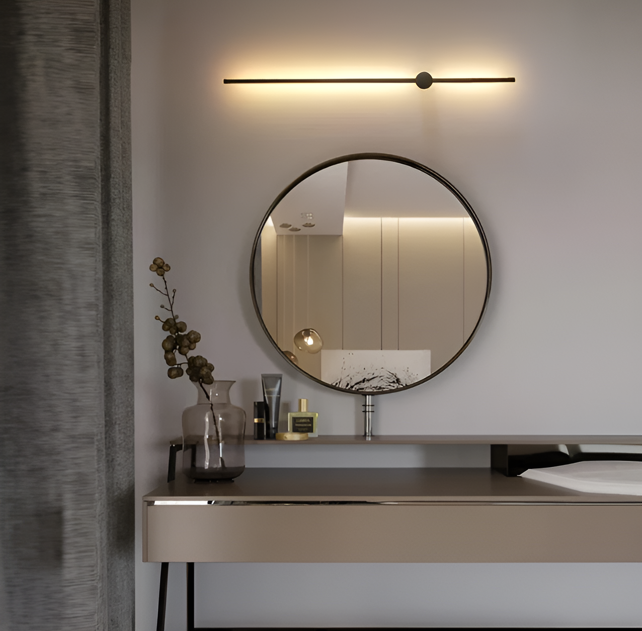 NordLine – Skandinavische Lineare LED-Wandleuchte mit klarer Form