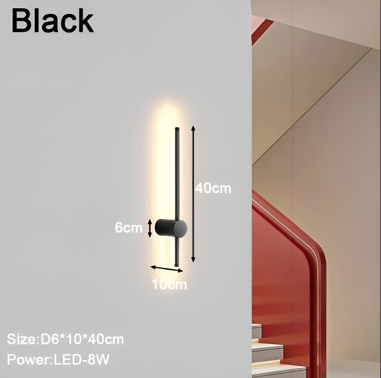NordLine – Skandinavische Lineare LED-Wandleuchte mit klarer Form