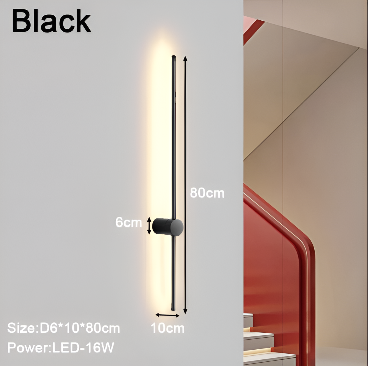NordLine – Skandinavische Lineare LED-Wandleuchte mit klarer Form