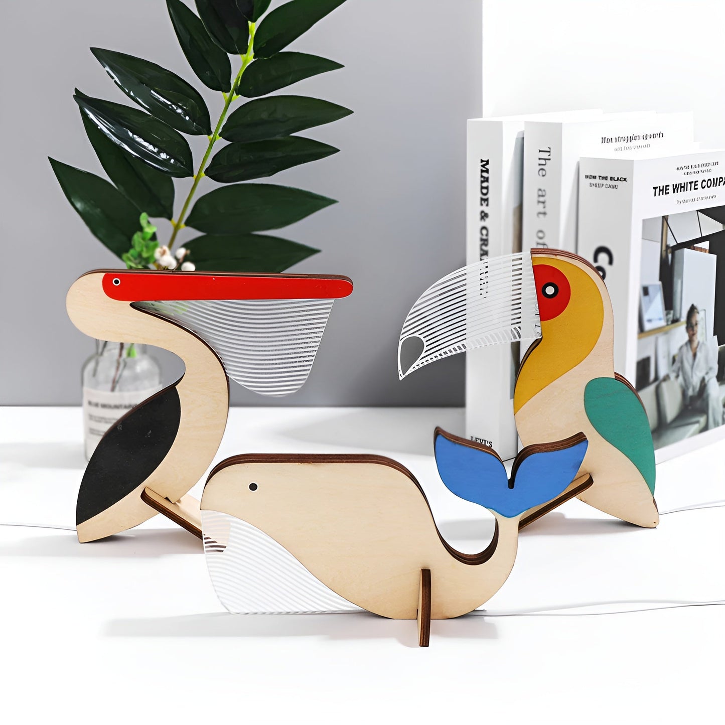 Mara – Tierisches Holz-Acryl LED Nachtlicht